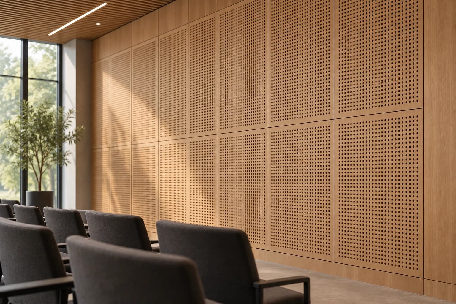 Delikli Ahşap Panel